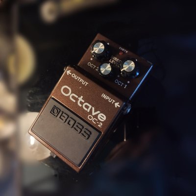 Boss OC-2 OCTAVE 台製黑標 BCA634晶片 effect pedal 八度音效果器 電吉他 貝斯 electric guitar bass