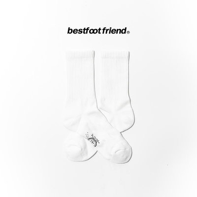 BFF Good Pure Natural 黑色 白色 BEST 好 中筒襪 造型襪【BF23099】