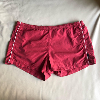 [品味人生]保證正品 Calvin Klein CK 紅色 海灘褲 短褲 size XL 義大利製