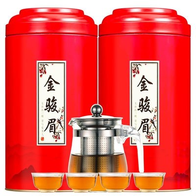 【熱賣下殺價】紅茶茶葉金駿眉正山小種濃香型禮盒裝罐裝250g500g
