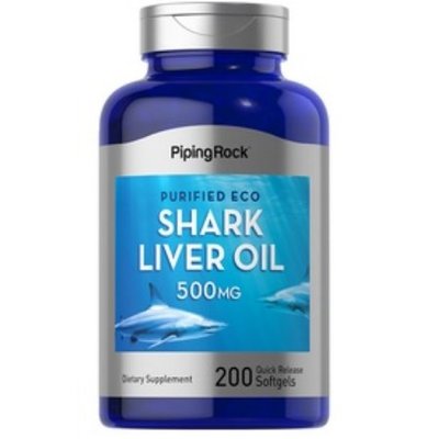 【Piping Rock】現貨 shark liver oil 鯊魚肝油 500mg 200顆
