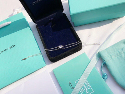 現貨精品代購 Tiffany&CO.蒂芙尼 S925純銀 水晶 手環 手鍊 手環 飾品附盒提袋 奢華水鑽鏤空設計 可開發票