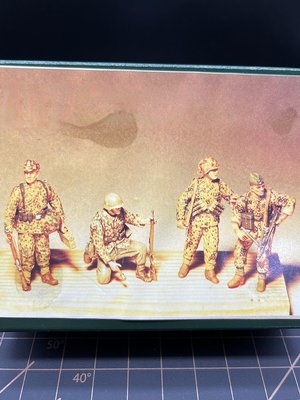 特價!1/35二戰士兵4人* 兵人GK白模玩具手辦 樹脂模型源模居 222RPC