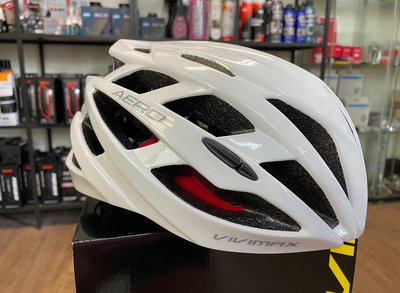 ~騎車趣~VIVIMAX AERO X特仕版 亮光白色 自行車安全帽 頭盔