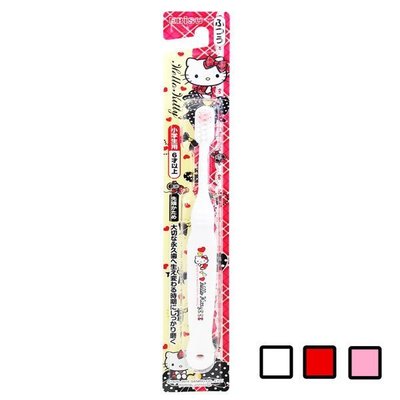 【seven健康小舖】【日本 EBISU Hello Kitty 6歲以上兒童牙刷 】顏色隨機出貨