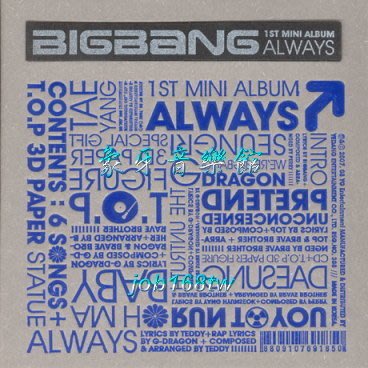 【象牙音樂】韓國人氣團體--  Big Bang Mini Album - Always  Special Package