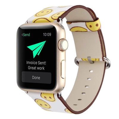 森尼3C-蘋果手錶SE真皮錶帶 apple watch 6手錶錶帶運動錶帶40mm 44mm手錶錶帶1代 2代3代4代5代通用錶帶-品質保證