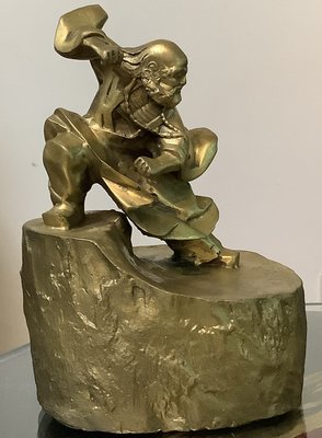 【黑狗兄】銅雕--武達摩 HE033