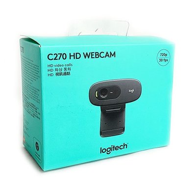 【MR3C】含稅附發票 台灣公司貨 Logitech羅技 Webcam C270 HD 網路攝影機