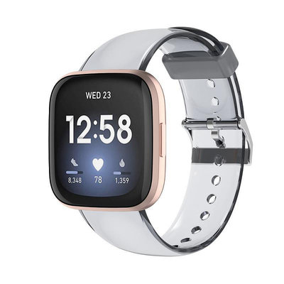 手錶帶Fitbit Versa / Versa Lite/Fitbit versa 2 TPU透色錶帶 爆款