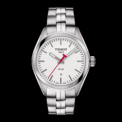 Tissot 天梭PR100系列鋼帶石英女腕錶 T1012101103100