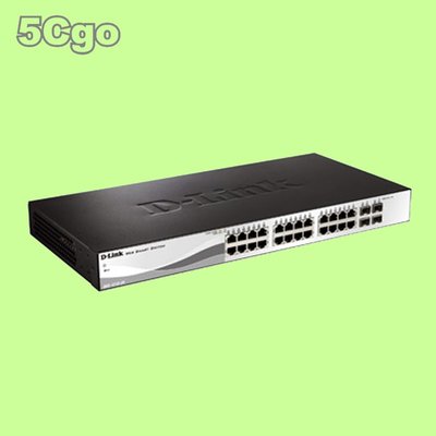 5Cgo【權宇】D-Link DGS-1210-28 Gigabit Smart交換器 4埠Gigabit SFP 含稅