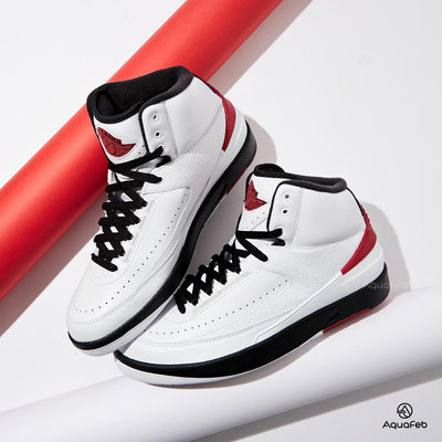 Nike Air Jordan 2 Retro Chicago 男 白 OG 經典 運動 籃球鞋 DX2454-106