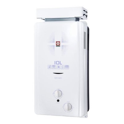 (來電享優惠含基本安裝)櫻花 GH1021 抗風型RF屋外傳統瓦斯熱水器10公升#7100