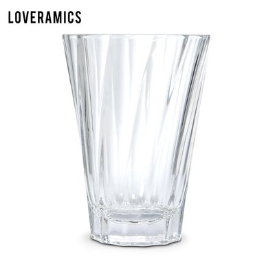 拉花杯Loveramics愛陶樂 UrbanGlass360ml玻璃杯 厚底拉花拿鐵杯 果汁杯-雙喜生活館