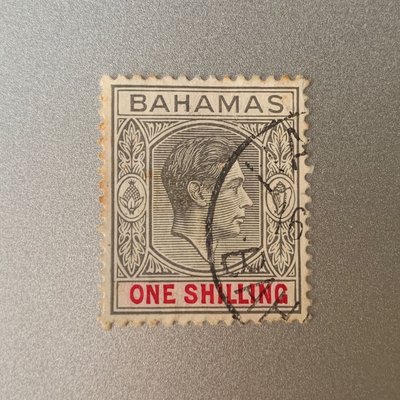 巴哈馬郵票 King George VI 1938 One Shilling