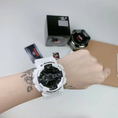【風口潮流】CASIO 卡西歐 G-Shock GA-100 黑白配色防水防震手錶 。X11213