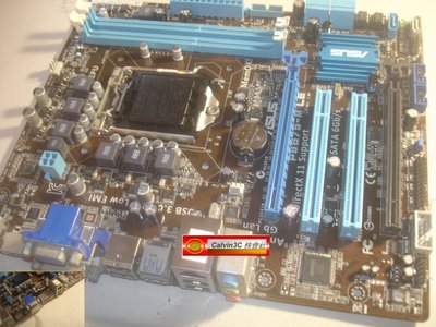 華碩 ASUS P8B75-M LE Intel B75晶片 2組DDR3 6組SATA USB3.0 內建顯示輸出