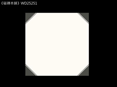 《磁磚本舖》WD25251 黑白棋盤格 拼花地磚 止滑地磚 浴室 騎樓 陽台 台灣製造 花磚 地毯磚