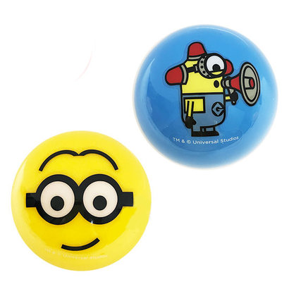 佳佳玩具 --- 小小兵 玩具球 日製皮球 玩具組 2入 藍黃 彈力球 小皮球【05422107】