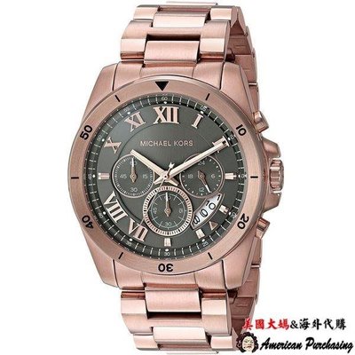 潮牌Michael Kors MK8563 男錶 MK 不鏽鋼三眼計時手錶 流行腕錶  美國正品-雙喜生活館
