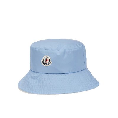 MONCLER 基本款漁夫帽 淺藍色 現貨在台 歐洲代購 義大利正品代購 台北實體店家安心購