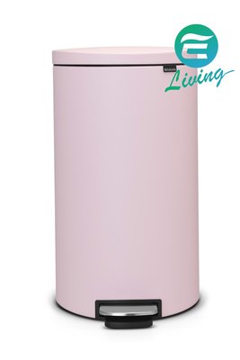 【易油網】【缺貨中】BRABANTIA PEDAL BIN 粉紅色 時尚腳踏式垃圾桶 30L #103988