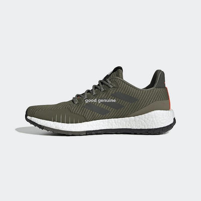 【Runner潮鞋鋪】Adidas Pulse Boost 軍綠麂皮復古運動慢跑鞋FU7324 男鞋