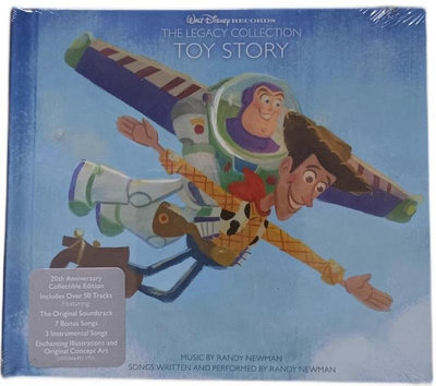 正版全新2CD~電影原聲帶《玩具總動員》雙碟精選Walt Disney Records The Legacy Collection: Toy Story