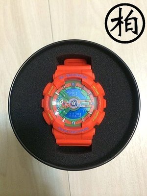 【柏】台灣公司貨 CASIO G-SHOCK GA-110A-4DR HYPER COLORS 炫彩系列 橘色 樂高 積木錶
