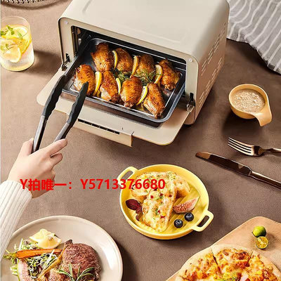 烤箱BRUNO多功能加熱控溫智能料理迷你電烤箱可視空氣炸鍋風干果機