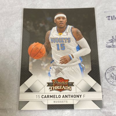 Carmelo Anthony 2009 Panini Threads #14 Base traded 2 Lakers