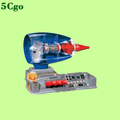5Cgo【含稅】噴氣式飛機發動機拼裝模型控制玩具聲光電池驅動運轉引擎科教實驗教學器材奧林匹克600063300801