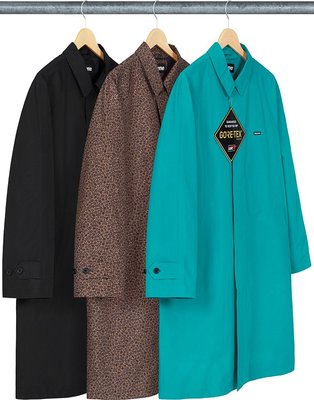 『預購』SUPREME Gore-tex Overcoat 19FW 黑色/豹紋/藍色 大衣 GCTC