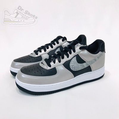 【Dr.Shoes 】Nike Air Force 1 Silver Snake 黑銀蛇紋 AF1 DJ6033-001