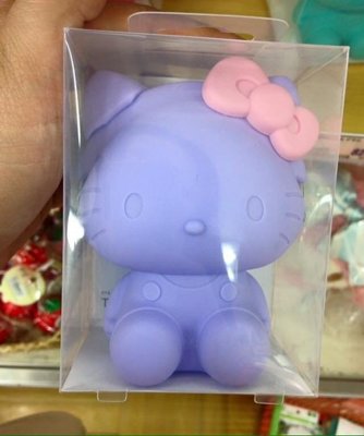 ☆Joan☆日本帶回♥凱蒂貓HELLOKITTY3D立體造型矽膠零錢包-紫