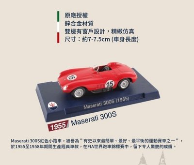 7-11 1955年MASERATI Boomerang 瑪莎拉蒂 1:60 模型車 單售1955年