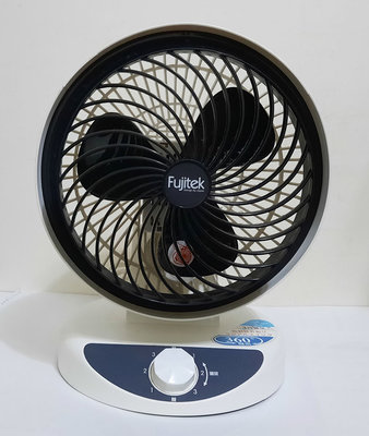 Fujitek 富士電通 9吋 旋鈕式陀螺循環扇 360度擺頭 FT-LCF091