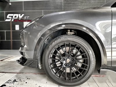 【SPY MOTOR】Porsche Cayenne coupe 碳纖維輪弧 十件式