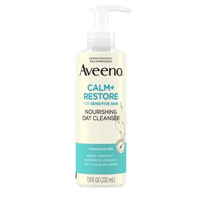 現貨+預購 美國 Aveeno Calm + Restore Nourishing Oat Cleanser 洗面乳