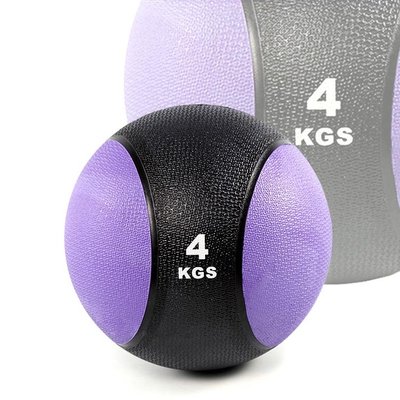 橡膠藥球4公斤(4kg重力球/重量球/平衡訓練球/健身球/健力球/太極球)