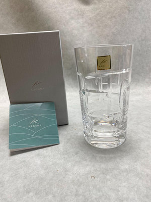 日本頂級水晶切子品牌。皇室御用KAGAMI水晶玻璃酒杯冷飲杯