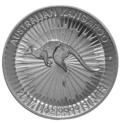 純銀9999 西元2017年 禮物 澳洲袋鼠 1盎司銀幣 女王伊麗莎白二世 女皇紀念幣 1oz Silver Australian Kangaroo Coin
