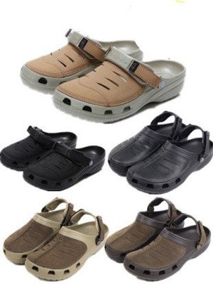 【全場兩雙免運】Crocs Yukon Woven 皮面尤肯I代/III代洞洞鞋沙灘鞋個性超炫3色