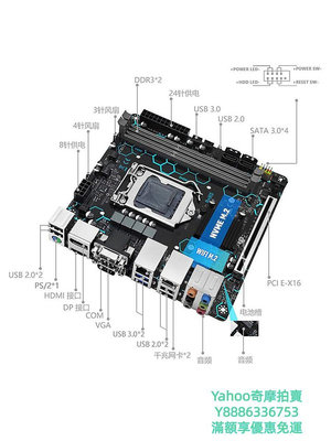 ITX機殼巨械師H97 STRONG迷你itx主板全新ddr3電腦1150針CPU套裝工廠直銷