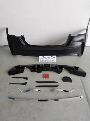 2013-2019年 日產 Nissan BIG TIIDA 運動版後保桿 後保險桿  空力套件 現貨 PP材質