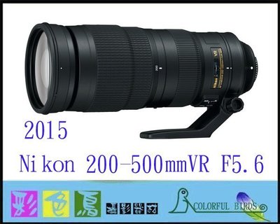 彩色鳥(租鏡頭)租 Nikon AF-S 200-500mm f5.6 E ED VR 出租 D4S