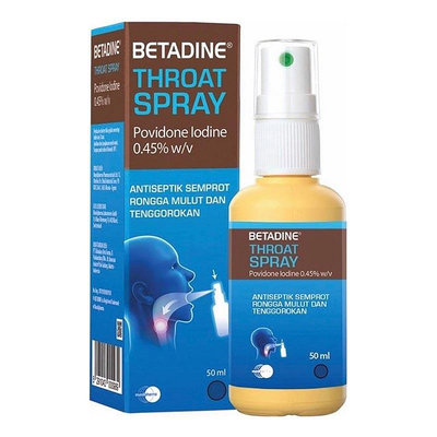 必達定 口腔噴液 Betadine sore THROAT SPRAY 50ML