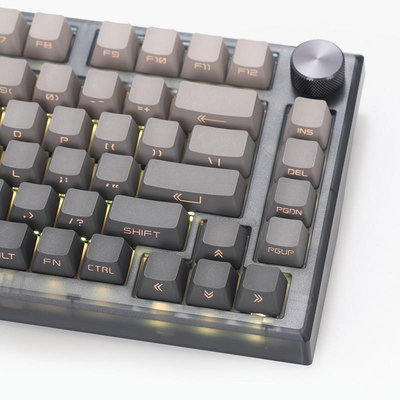 腹靈MK750 微塵側刻機械鍵盤82鍵蝮靈客制化游戲