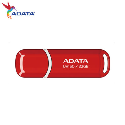 威剛 ADATA【32GB】UV150 USB 3.2 紅色 高速隨身碟 (AD-UV150-R-32G)